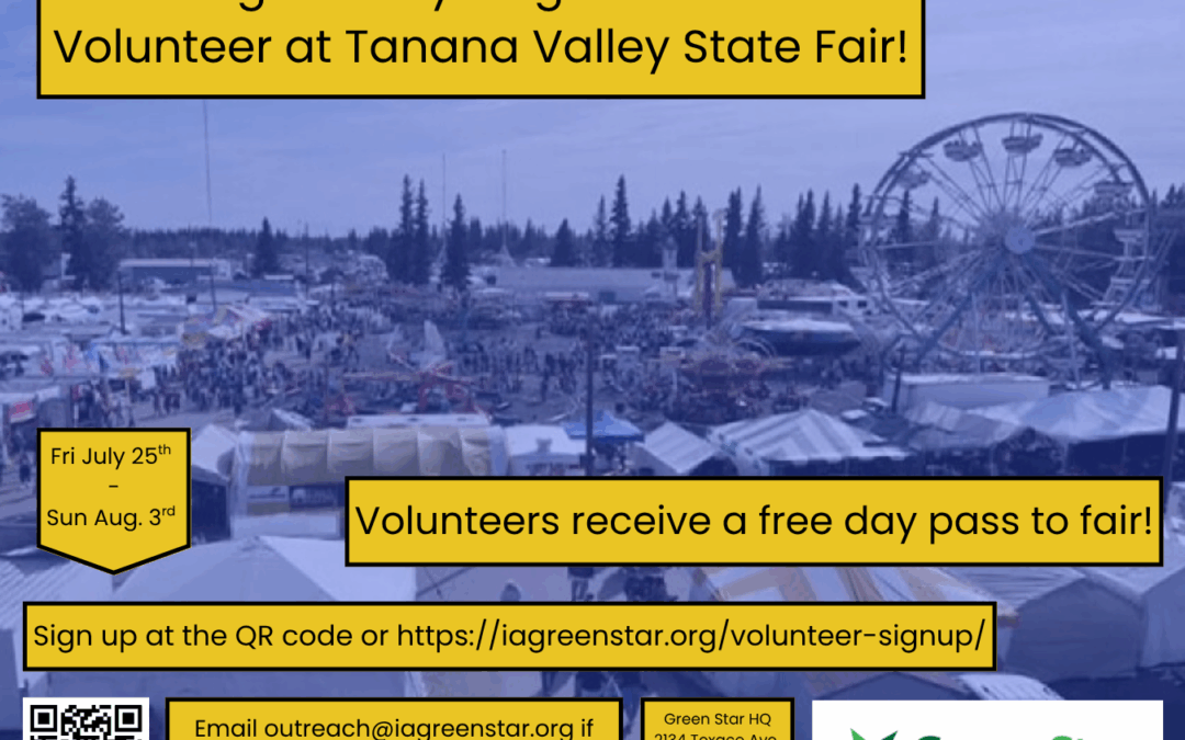 Join our Tanana Valley State Fair Recycling Team!