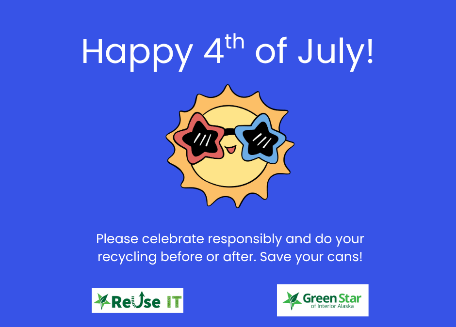 CRF is closed July 4th! Reuse IT closed July 4th and 5th!