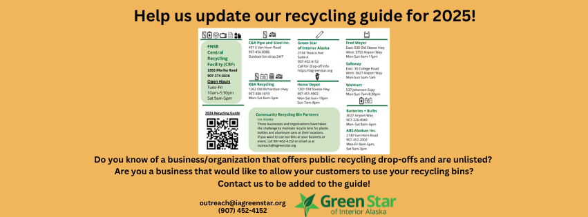 We are updating our recycling guide for 2025!