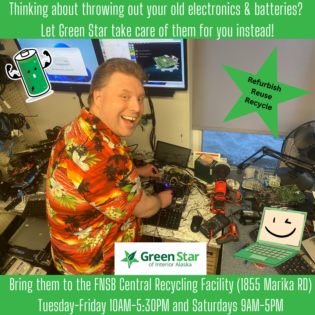 Recyclable Spotlight: Electronics and Batteries