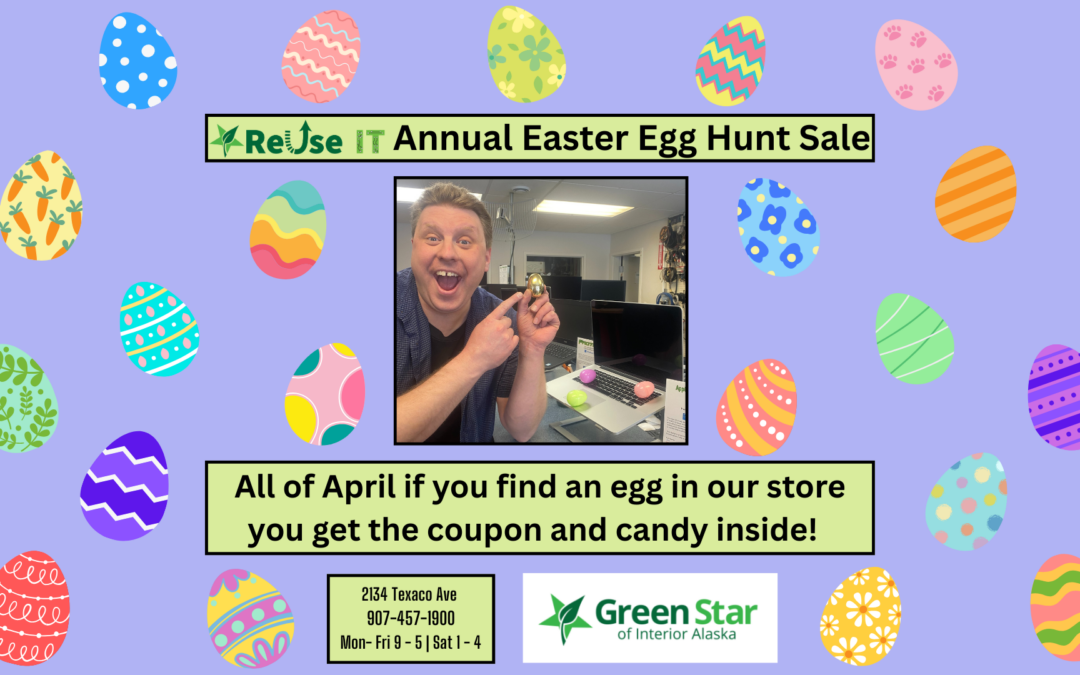 Easter Egg Hunt Sale At Reuse IT Store!