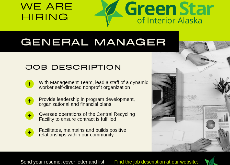 We’re hiring – General Manager