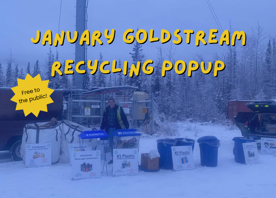 January Goldstream Recycling Popup