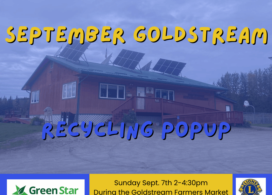 September Goldstream Recycling Pop-Up Sunday