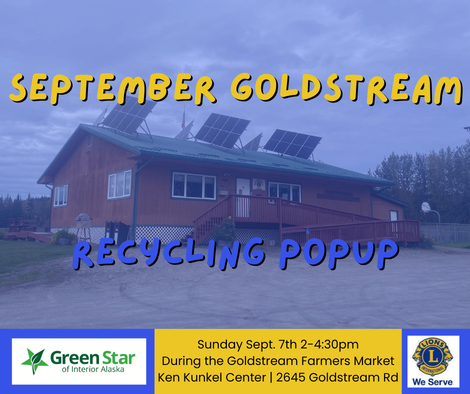 September Goldstream Recycling Pop-Up Sunday